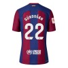 Original Fußballtrikot FC Barcelona Gundogan 22 Heimtrikot 2023-24 Für Herren